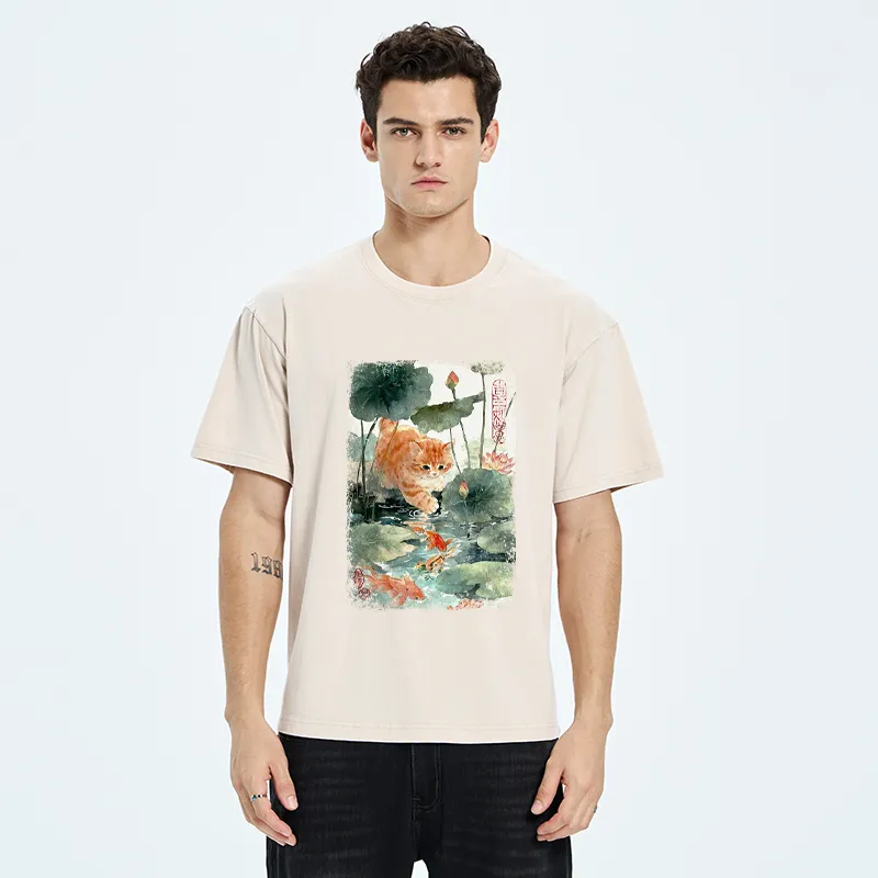 Tokyo-Tiger Yummy in My Eyes Washed T-Shirt