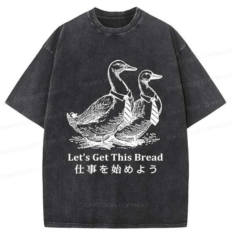 Tokyo-Tiger Working Goose Washed T-Shirt