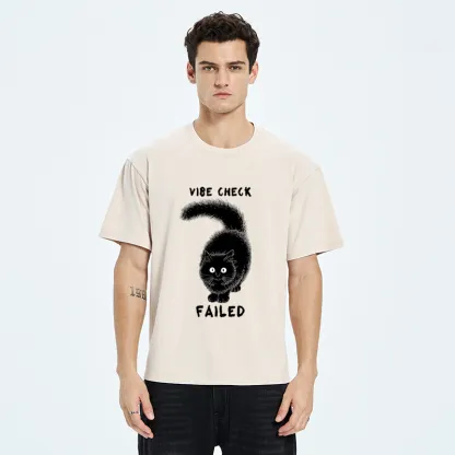 Tokyo-Tiger Cat's Vibe Check Washed T-Shirt