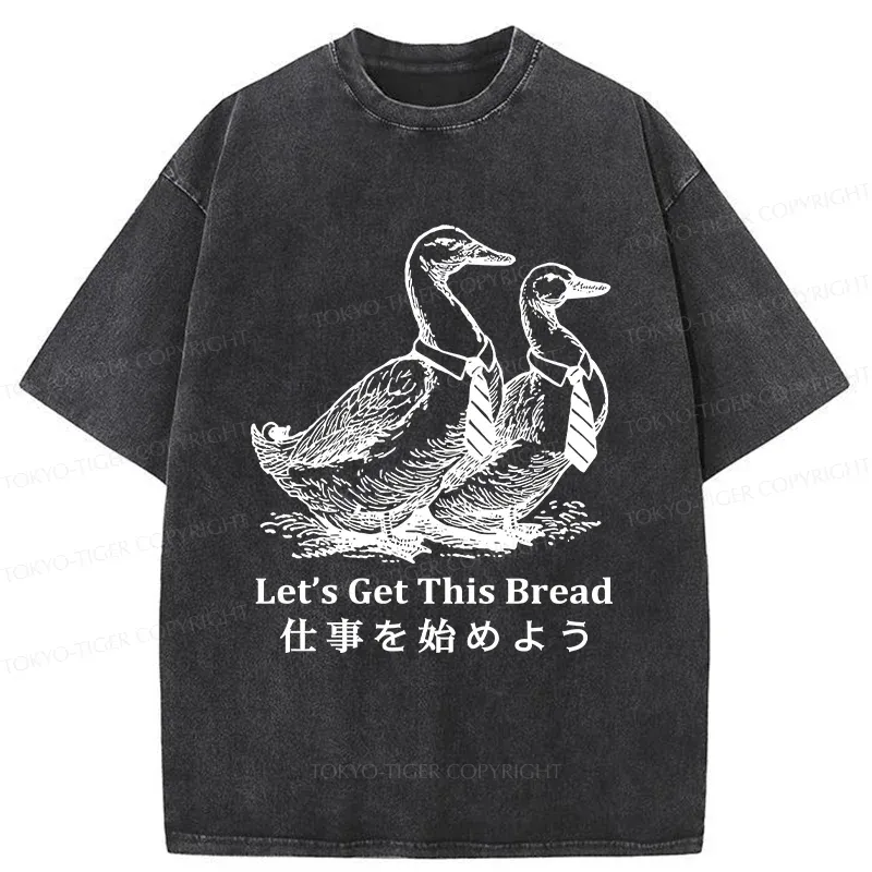 Tokyo-Tiger Working Goose Washed T-Shirt