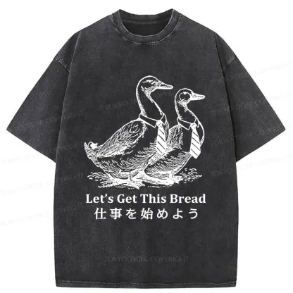 Tokyo-Tiger Working Goose Washed T-Shirt