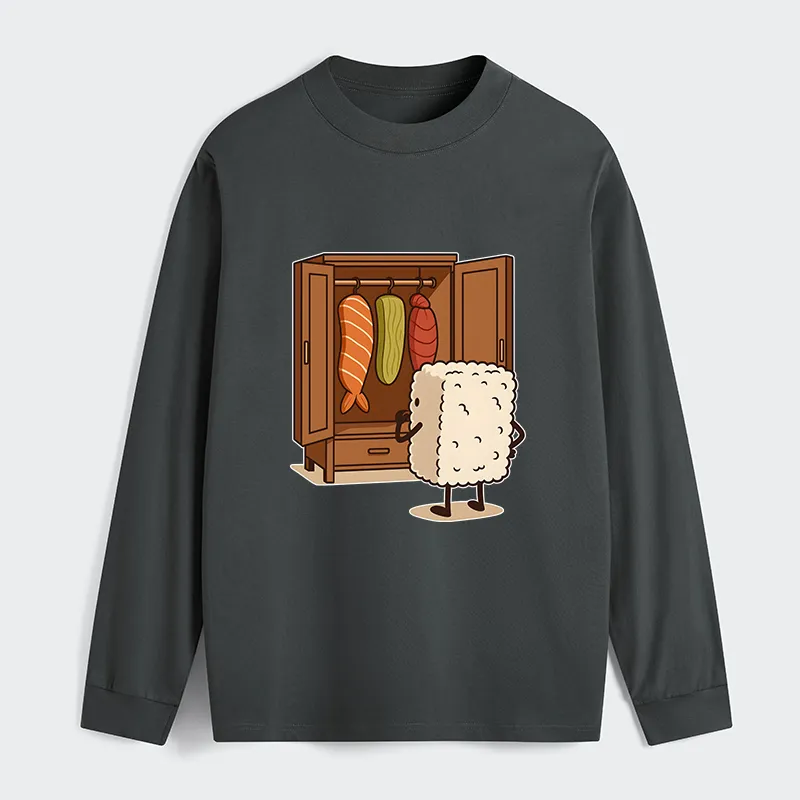 Tokyo-Tiger Sushi Pick Out Clothes Classic Long Sleeve T-Shirt