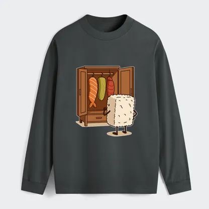 Tokyo-Tiger Sushi Pick Out Clothes Classic Long Sleeve T-Shirt