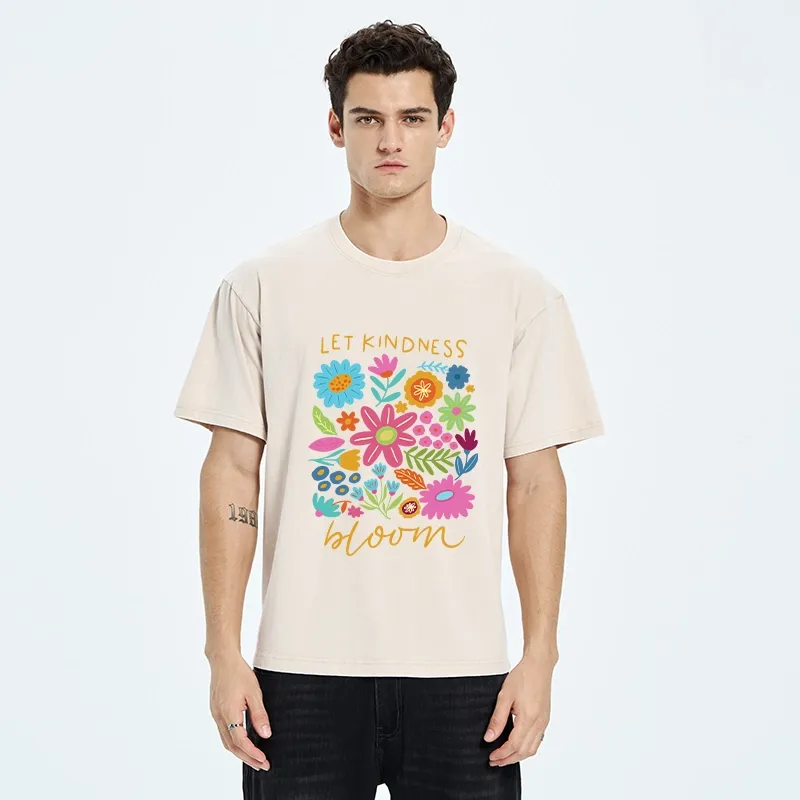 Tokyo-Tiger Let Kindness Bloom Always Washed T-Shirt