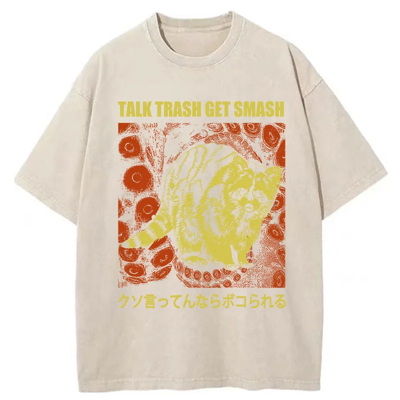 Tokyo-Tiger Poor Raccoon Washed T-Shirt