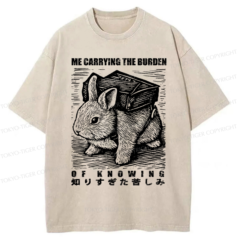 Tokyo-Tiger Rabbit Carries Too Much Washed T-Shirt