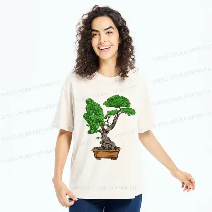 Tokyo-Tiger Contemplative Plants Washed T-Shirt