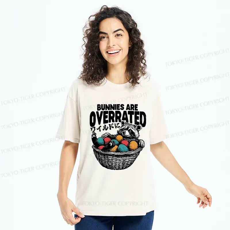 Tokyo-Tiger Bunnies Are Overrated Washed T-Shirt