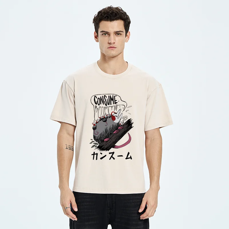 Tokyo-Tiger Consume Possum Japan Washed T-Shirt