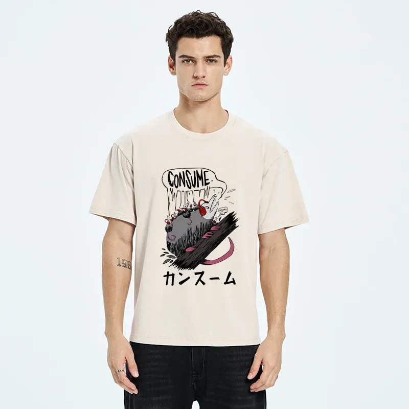 Tokyo-Tiger Consume Possum Japan Washed T-Shirt