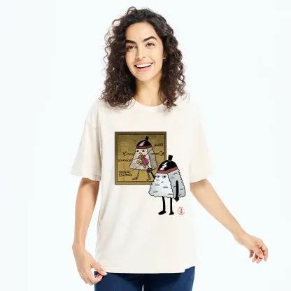 Tokyo-Tiger Onigiri Biology Lesson Washed T-Shirt