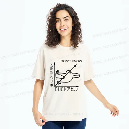 Tokyo-Tiger Rabbit Or Duck Washed T-Shirt