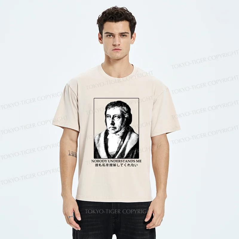 Tokyo-Tiger Nobody Understands Me Washed T-Shirt