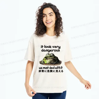Tokyo-Tiger Dangerous Frog Washed T-Shirt