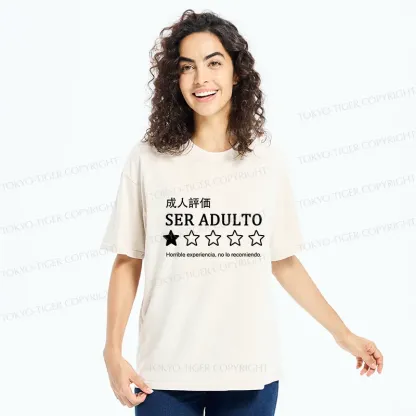 Tokyo-Tiger Adult Reviews Washed T-Shirt