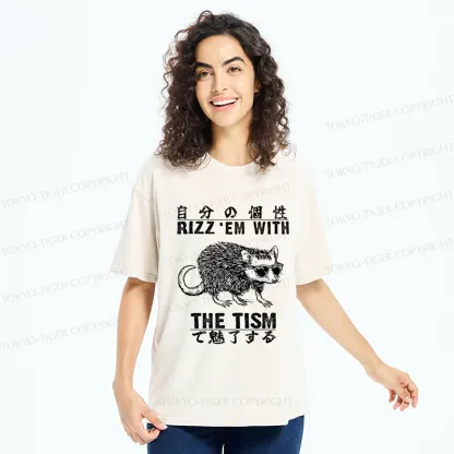 Tokyo-Tiger Handsome Mouse Washed T-Shirt