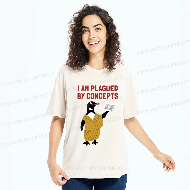 Tokyo-Tiger Philosophy Penguin Washed T-Shirt