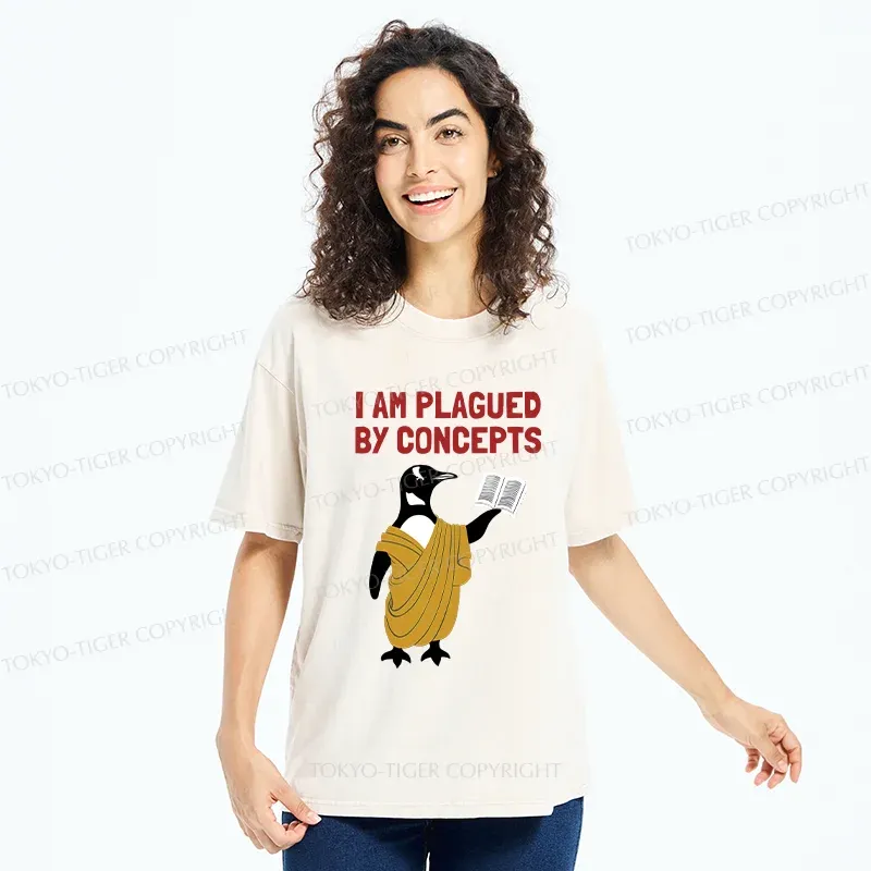 Tokyo-Tiger Philosophy Penguin Washed T-Shirt