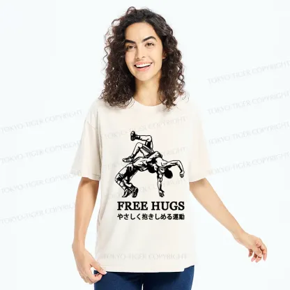 Tokyo-Tiger Interesting Jiu-Jitsu Washed T-Shirt