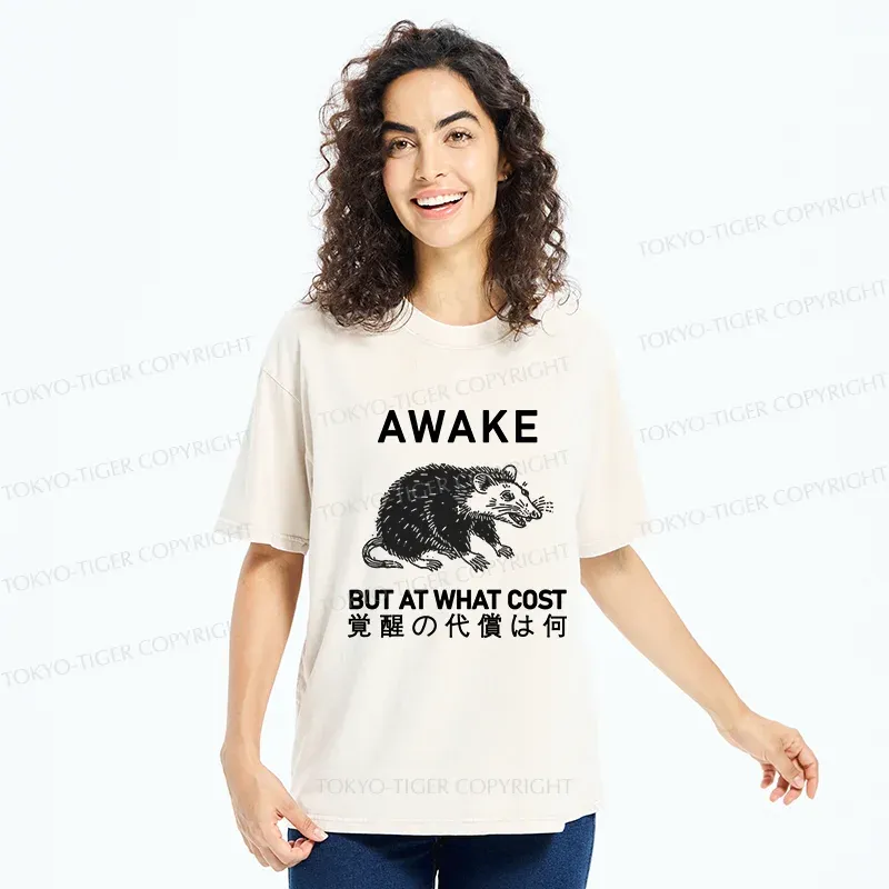 Tokyo-Tiger Desperate Possum Washed T-Shirt