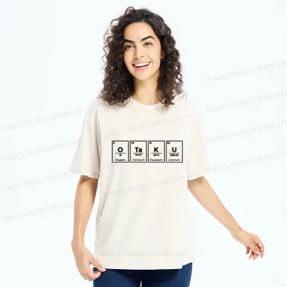 Tokyo-Tiger OTAKU Element Table Washed T-Shirt