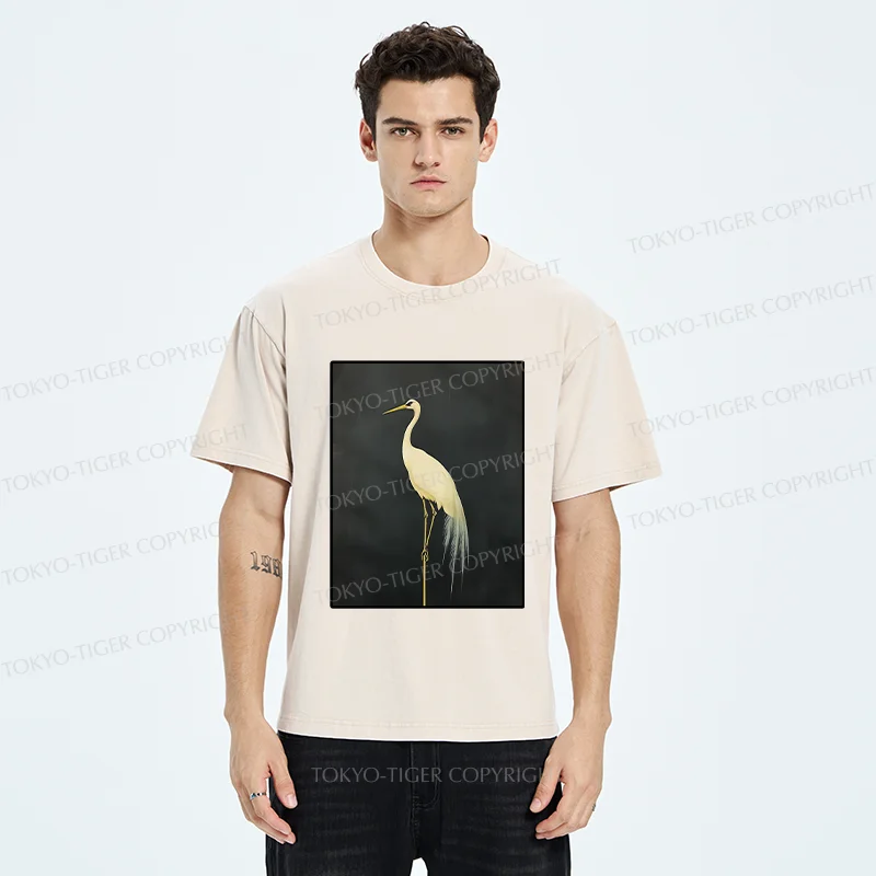 Tokyo-Tiger Independent Crane Washed T-Shirt