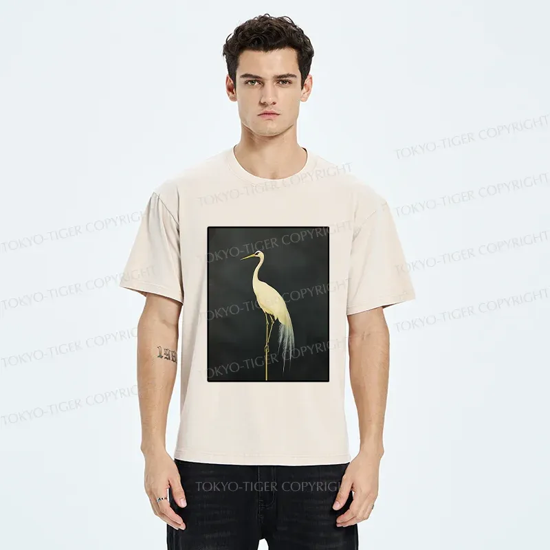 Tokyo-Tiger Independent Crane Washed T-Shirt