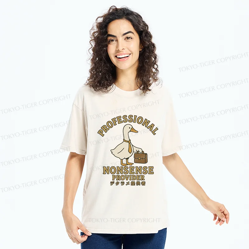 Tokyo-Tiger Professional Goose Washed T-Shirt
