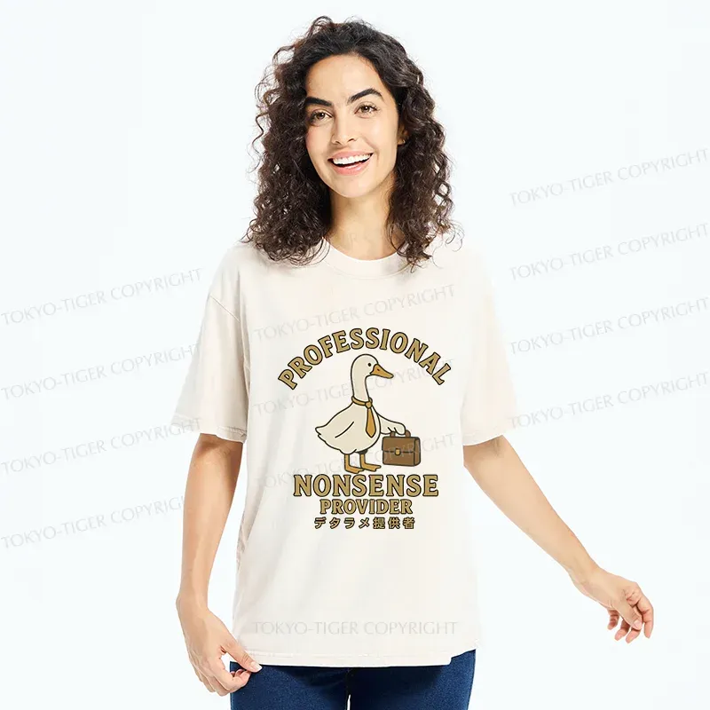 Tokyo-Tiger Professional Goose Washed T-Shirt