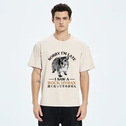 Tokyo-Tiger Rock Hyrax Japanese Washed T-Shirt
