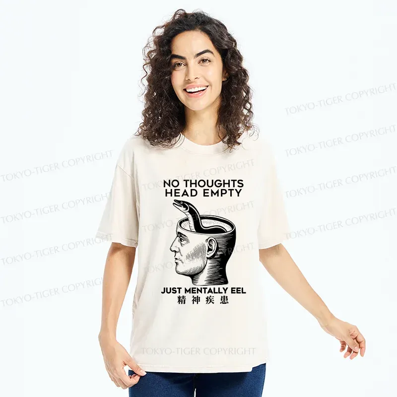 Tokyo-Tiger Mentally Eel Washed T-Shirt