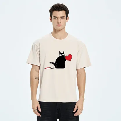 Tokyo-Tiger Give You My Heart Washed T-Shirt