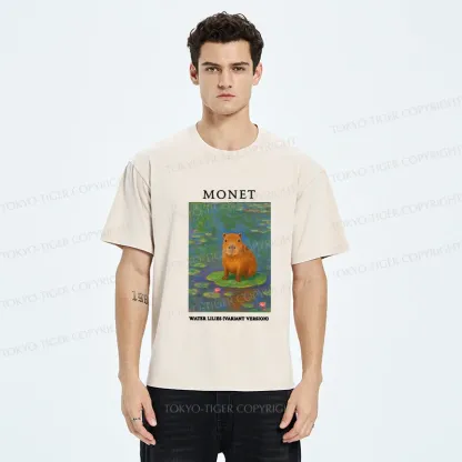 Tokyo-Tiger Monet's Capybara Washed T-Shirt