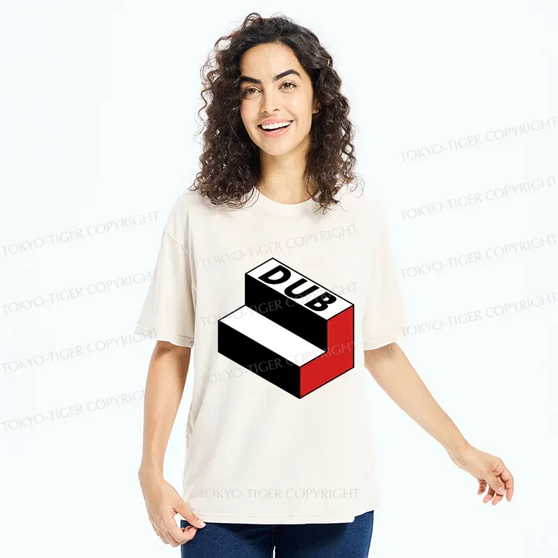 Tokyo-Tiger Dubstep Funny Washed T-Shirt