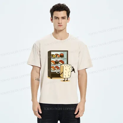 Tokyo-Tiger Rice Ball Is Choosing Sushi Washed T-Shirt