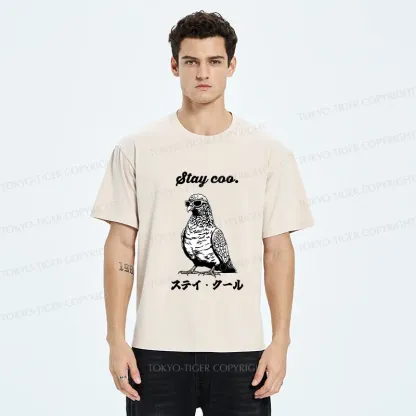 Tokyo-Tiger Keep Cool Pigeon Washed T-Shirt