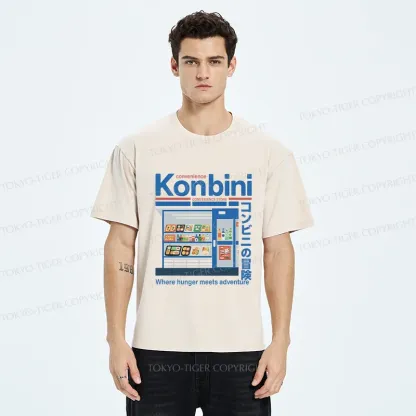 Tokyo-Tiger Japanese Convenience Store Washed T-Shirt