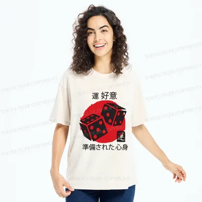 Tokyo-Tiger Lucky Sieve Washed T-Shirt