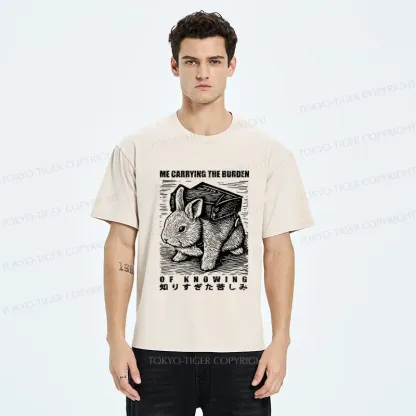 Tokyo-Tiger Rabbit Carries Too Much Washed T-Shirt