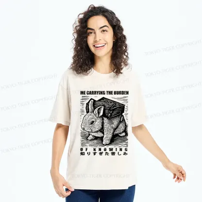 Tokyo-Tiger Rabbit Carries Too Much Washed T-Shirt