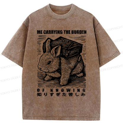 Tokyo-Tiger Rabbit Carries Too Much Washed T-Shirt