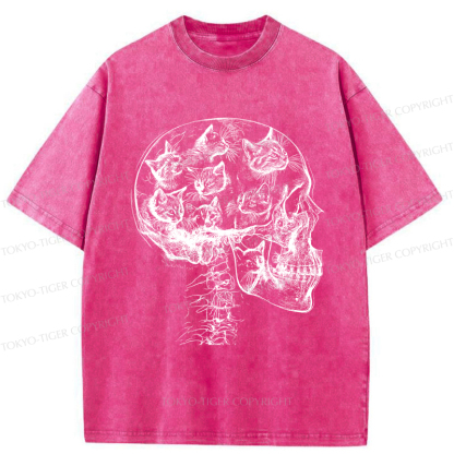 Tokyo-Tiger The Cat-Filled Mind Washed T-Shirt