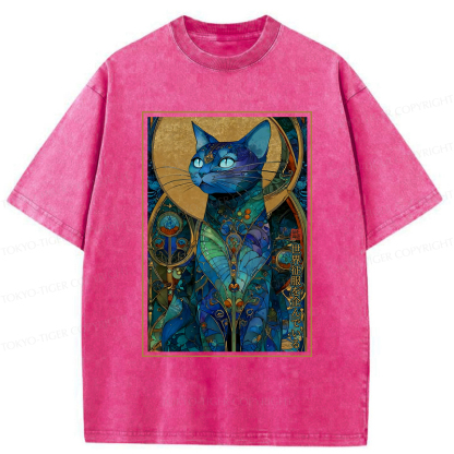 Tokyo-Tiger The Cat’s Plan To Rule Them All Washed T-Shirt