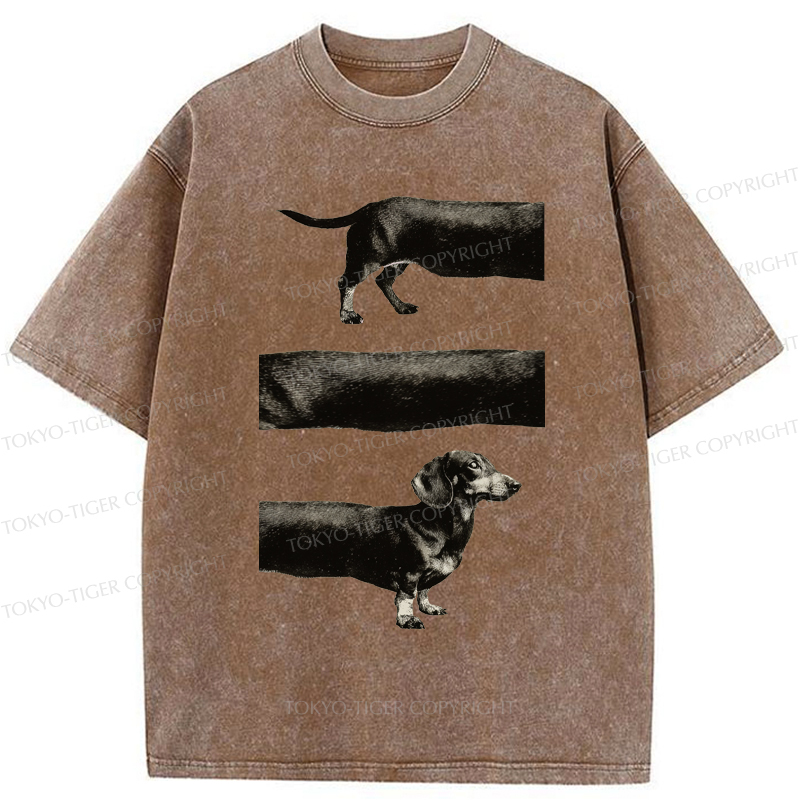 Tokyo-Tiger A Dog With No End In Sight Washed T-Shirt
