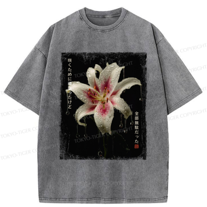 Tokyo-Tiger The Flower That Bloomed In Vain Washed T-Shirt