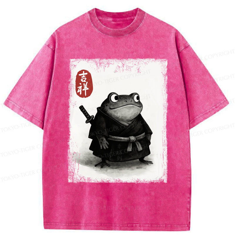 Tokyo-Tiger Blade of the Frog: A Samurai's Tale Washed T-Shirt