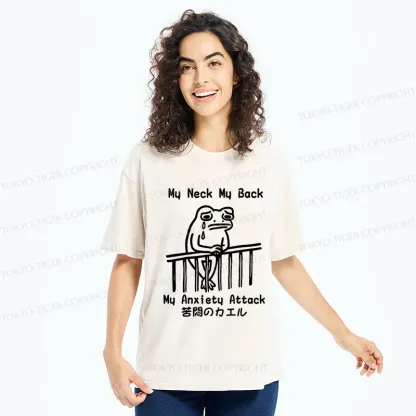 Tokyo-Tiger Melancholy Frog Washed T-Shirt