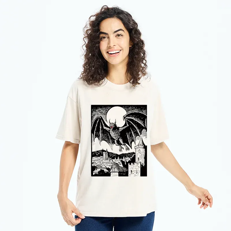 Tokyo-Tiger Horrible Demon Washed T-Shirt