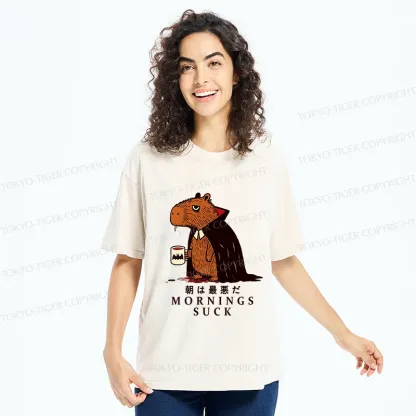 Tokyo-Tiger Vampire Capybara Washed T-Shirt