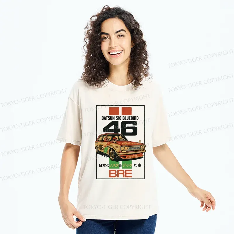 Tokyo-Tiger Classic Racing Japan Washed T-Shirt